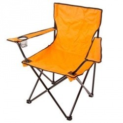 Кресло складное 50х50х80см, оранж. ЕРМАК